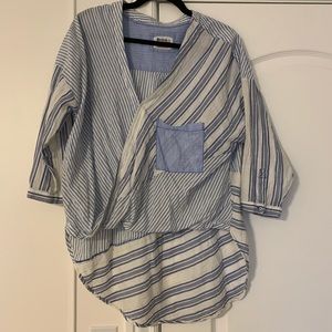 Fun flowy Anthropologie top